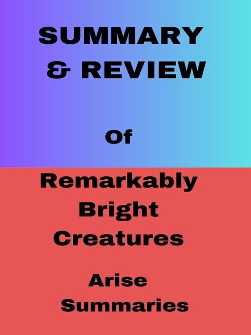 Cover image for Summary & Review of Remarkably Bright Creatures